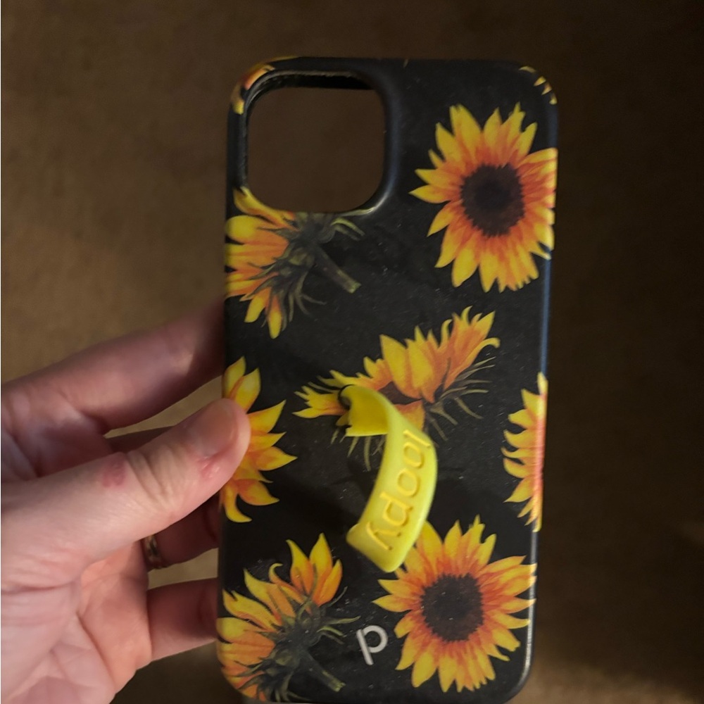 Loopy iPhone 13 sunflower phone case